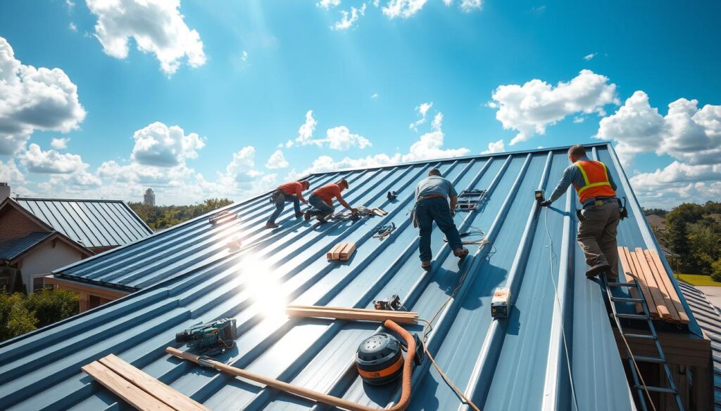 metal roof contractor Forney TX