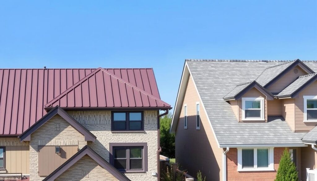 metal roof vs shingles