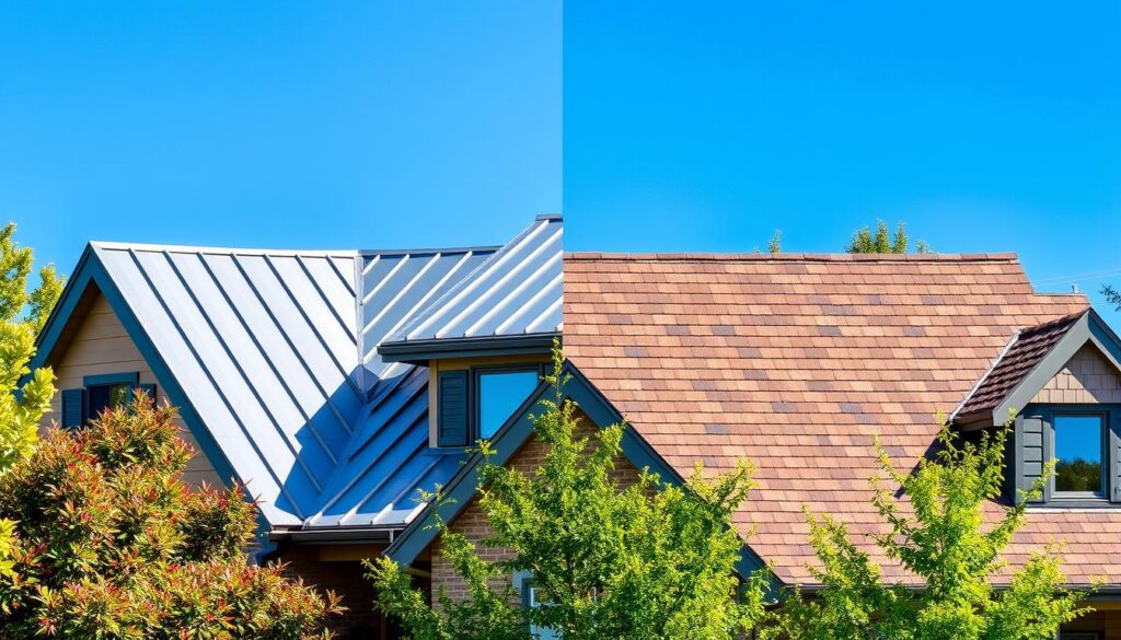 metal roof vs shingles