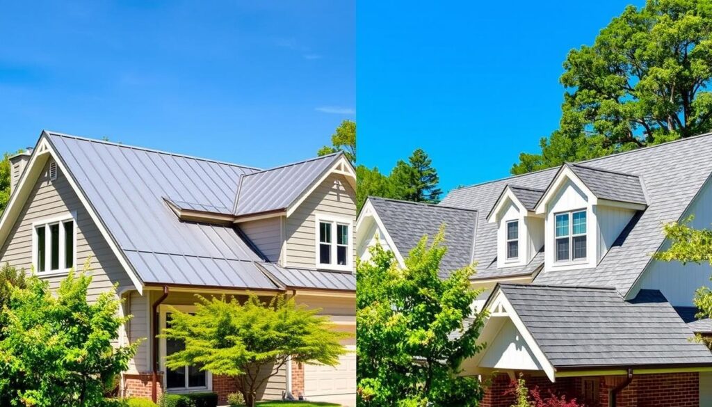 metal roof vs shingles