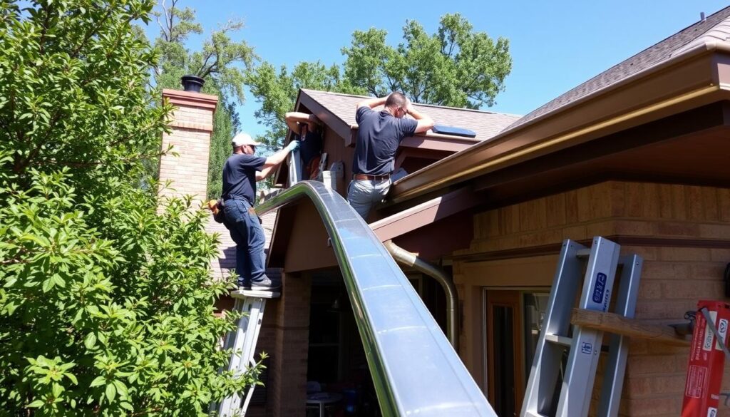 Rain Gutter Installation and Repair