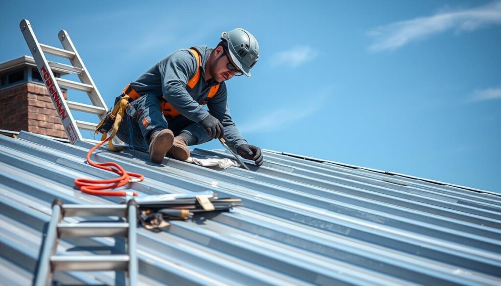 metal roof repair contractors