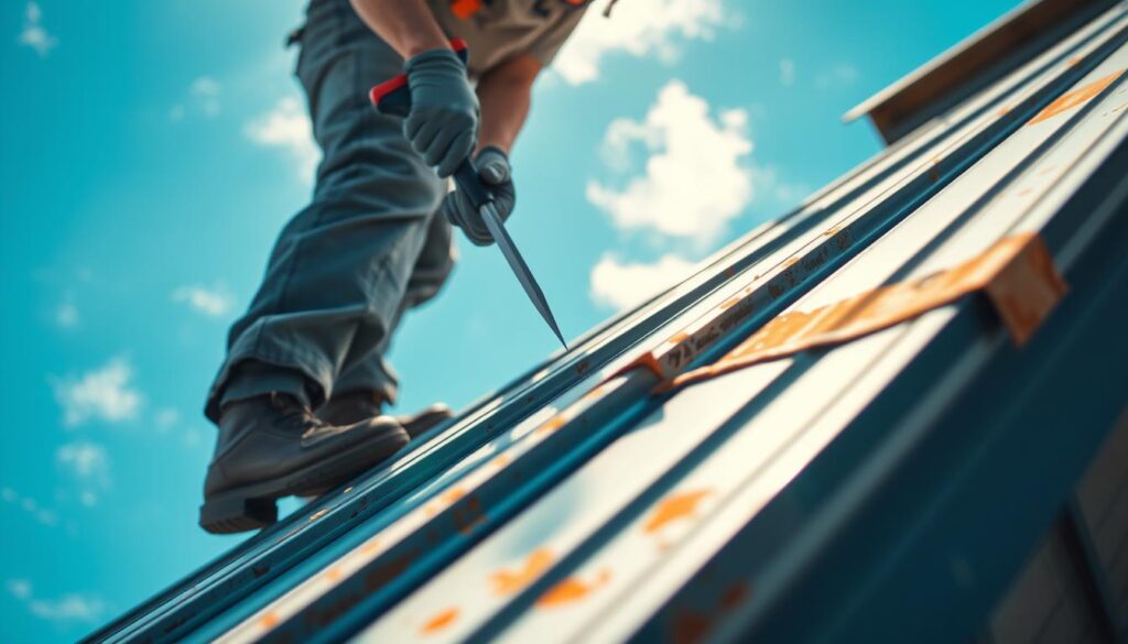 metal roof repair contractors